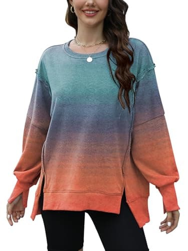 GUNEST Women's Oversized Sweatshirts 2024 Trendy Pullover Hoodies