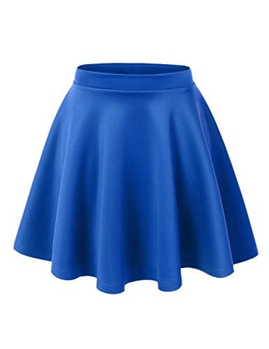 Women's Stretchy Flared Mini Skater Skirt XS-3XL Plus Size