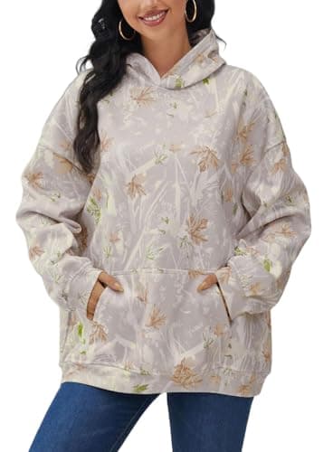 Calbatic Oversized Leopard Print Hoodie for Women and Men Long Sleeve Hooded Sweatshirts Cute Pullover with Pocket