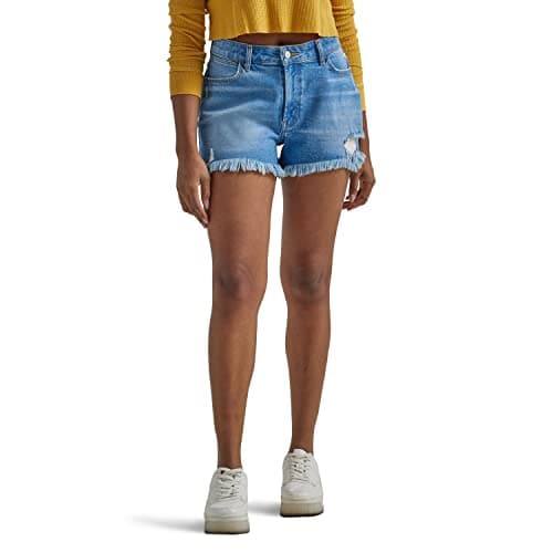 Wrangler Women's Mid-Rise Vintage Denim Shorts