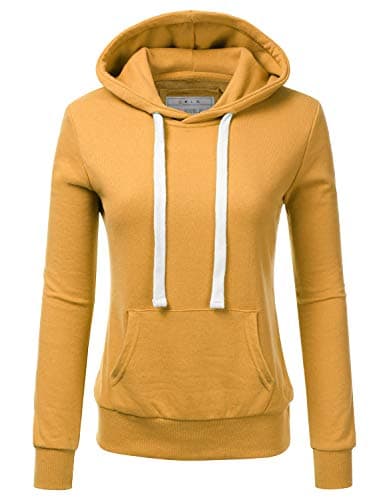 DOUBLJU Women's Plus Size Lightweight Comfy Pullover Hoodie