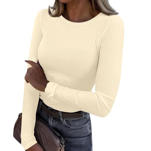 Light Fleece Thermal Long Sleeve Shirt for Women Winter Warm