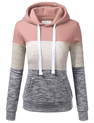 DOUBLJU Women's Plus Size Lightweight Comfy Pullover Hoodie