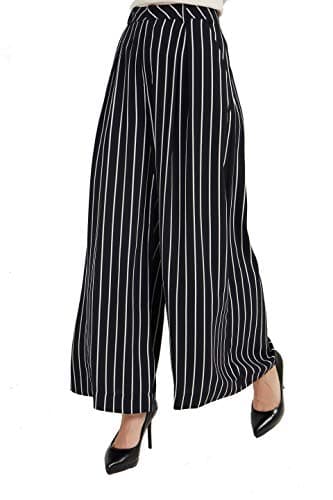 Tronjori Women High Waist Palazzo Pants