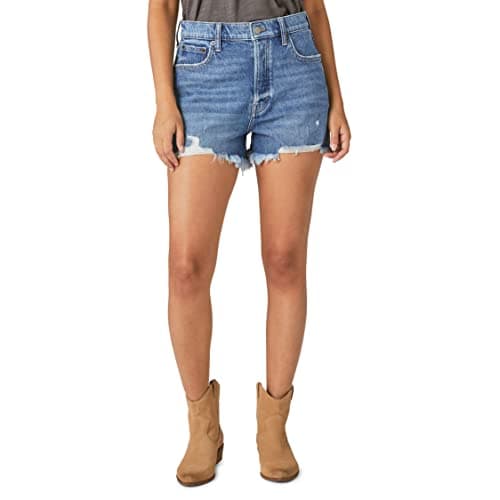 Lucky Brand Women's High Rise Denim Mom Shorts