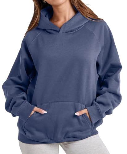 Eutten Womens Camo Hoodies Maple Leaf Print Oversized Fleece Sweatshirt with Pocket