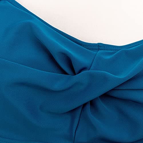 LCMTWX Tummy Control Solid Color Swimsuit for Women