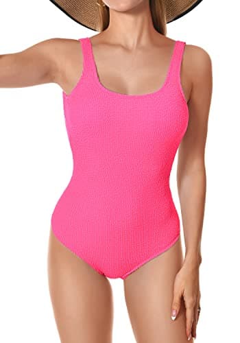 Women's Tummy Control High Waisted One Piece Swimsuit