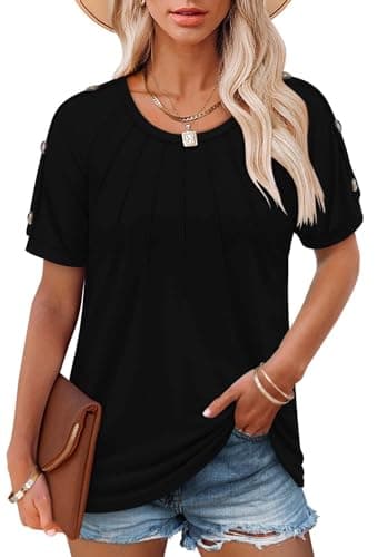 Simplified: Casual Summer Tops for Women by Angerella in Various Sizes