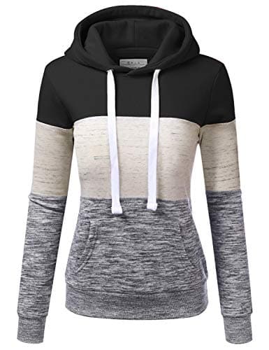 DOUBLJU Women's Plus Size Lightweight Comfy Pullover Hoodie