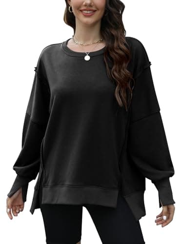 GUNEST Women's Oversized Sweatshirts 2024 Trendy Pullover Hoodies