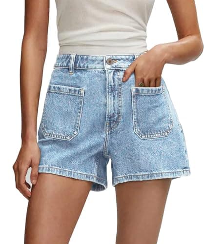 StunShow Women's Mid-Waist Denim Shorts