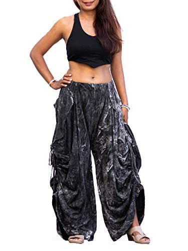 Thaluta Women's Palazzo Pants with Pockets Maxi Skirt