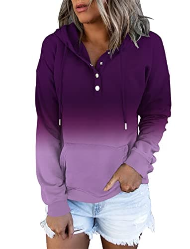 Women's Tie Dye Hoodie with Colorblock Design and Pocket