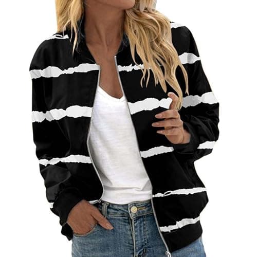 Lolvmvchi Women's Red Jean Windbreaker Jacket with Zipper Fleece Rain Outerwear