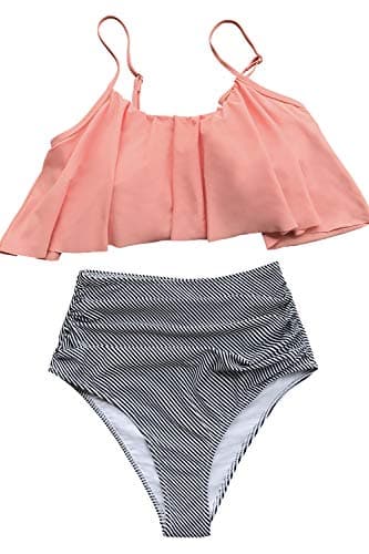 CUPSHE Women's High Waisted Bikini Set
