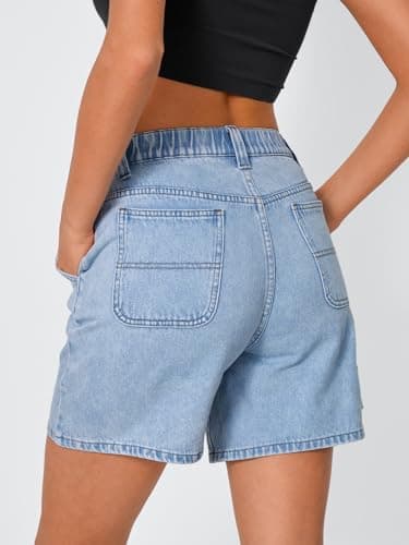 Trendy Queen Women's Denim Jorts for Summer 2025