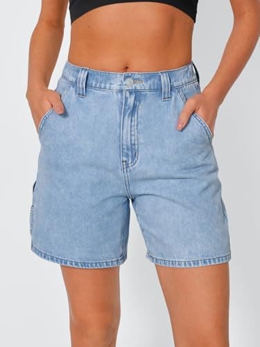 Trendy Queen Women's Denim Jorts for Summer 2025