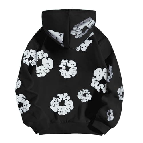 Floral Hoodie for Women - Vintage Y2K Style