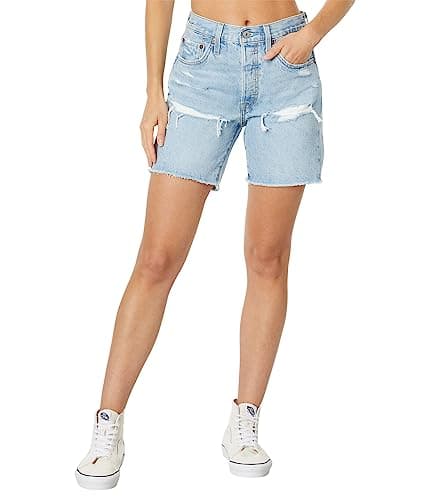 Levi's Women's 501 Mid Thigh Shorts