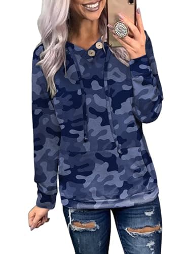 Dokotoo Women's Casual Long Sleeve Hoodies With Pockets