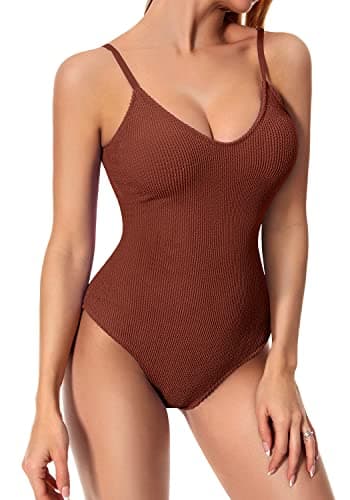 Angerella Women's Tummy Control High Waisted Swimsuit