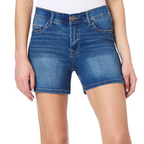 Angels Forever Young 360 Sculpt Mid Thigh Denim Shorts 5" & 7" Inseam