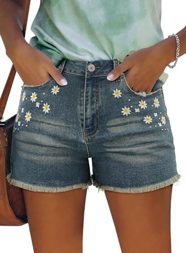 StunShow Women's Mid-Waist Denim Shorts