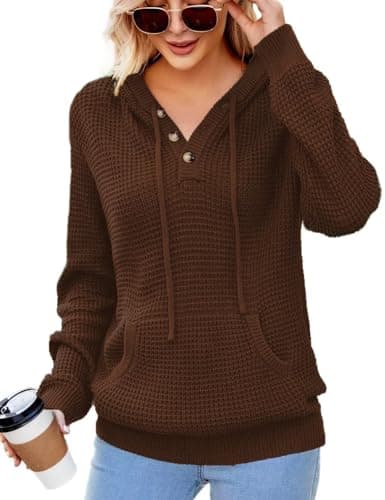 2024 Fall Women's Oversized Knit Hoodies