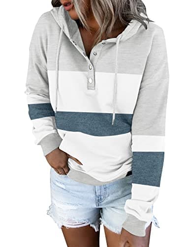 Women's Tie Dye Hoodie with Colorblock Design and Pocket