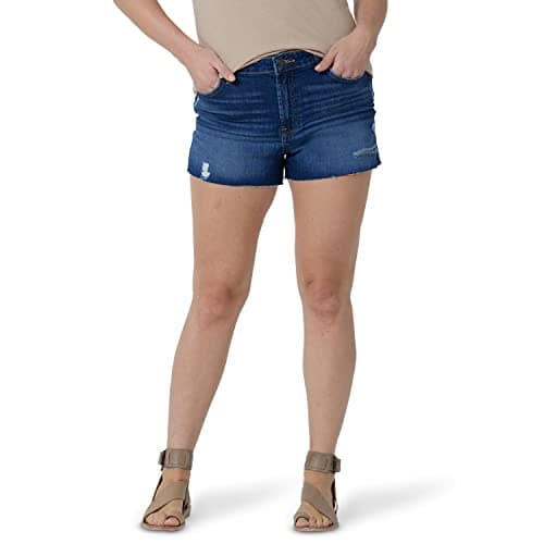Wrangler Women's Mid-Rise Vintage Denim Shorts