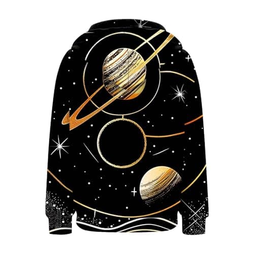 Lolvmvchi Women's Lightweight Printed Zip Hoodie Jacket