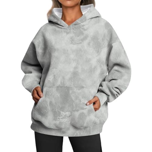 Weinexra Women's Oversized Camo Maple Leaf Hoodie