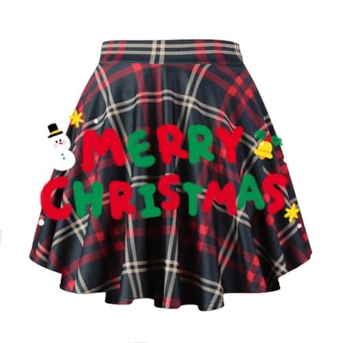 Women's Basic A-Line Mini Flared Skater Party Skirt