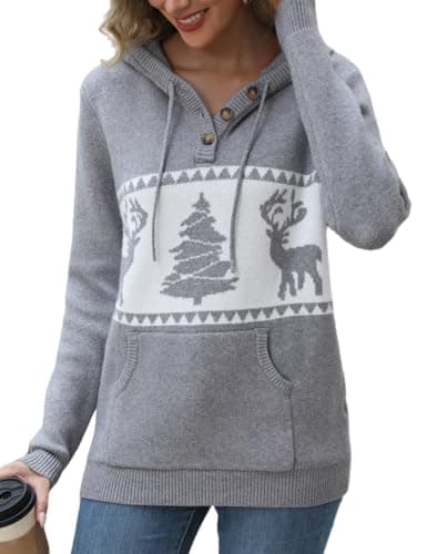 2024 Fall Women's Oversized Knit Hoodies