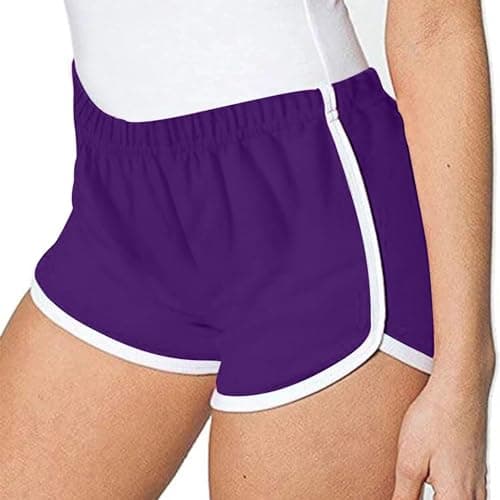 Plus Size Women's Drawstring Shorts for Summer Beach and Workout 2025