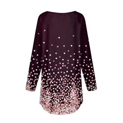Shusuen 2024 Casual Crewneck Printed Tops for Women