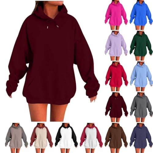 Cute Oversized Women's Winter Sweatshirt Pullover Top