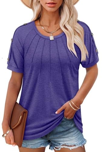 Simplified: Casual Summer Tops for Women by Angerella in Various Sizes