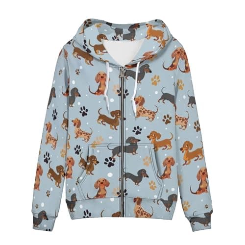 Irisjudy Monet Art Color Stripe Zip Hoodie for Women