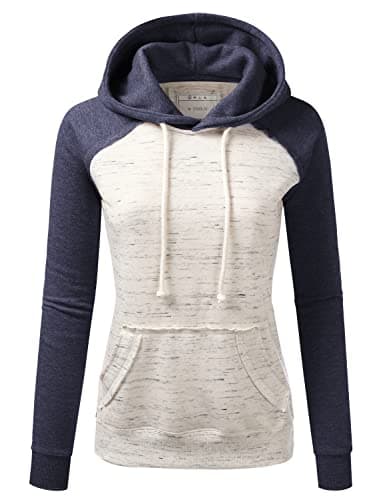 DOUBLJU Women's Plus Size Lightweight Comfy Pullover Hoodie