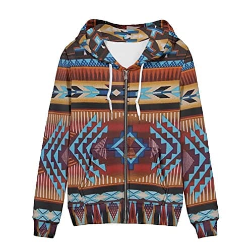 SEANATIVE Women's Zip-Up Hoodie Sweatshirt Size XS-5XL