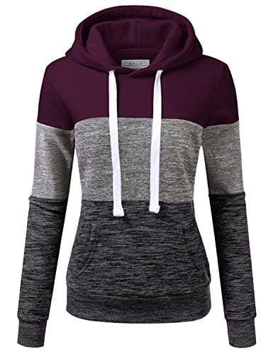 DOUBLJU Women's Plus Size Lightweight Comfy Pullover Hoodie