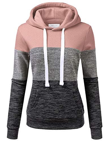 DOUBLJU Women's Plus Size Lightweight Comfy Pullover Hoodie