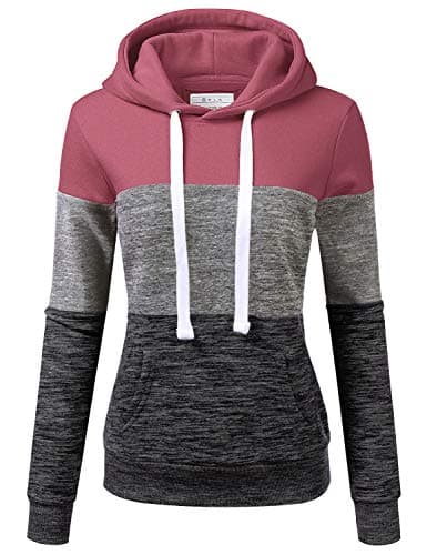 DOUBLJU Women's Plus Size Lightweight Comfy Pullover Hoodie