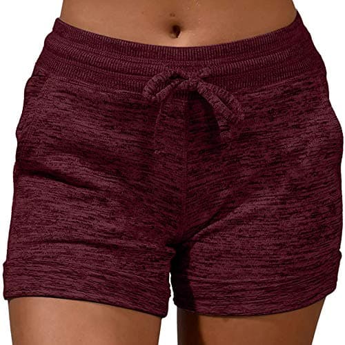 Nantdog Women's Plus Size Casual Summer Shorts with Pockets