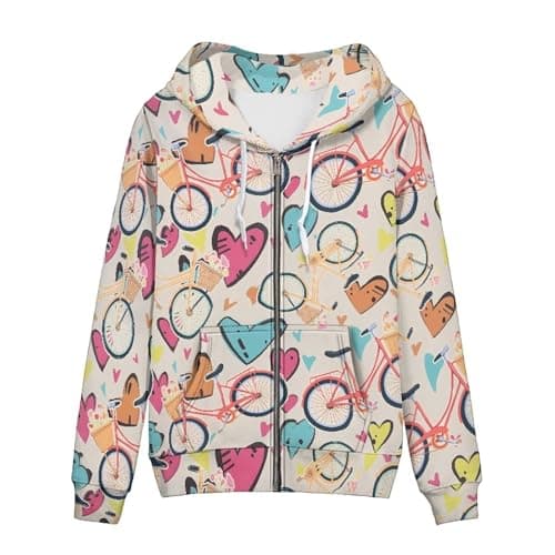 Irisjudy Leopard Print Hooded Sweatshirt with Pocket