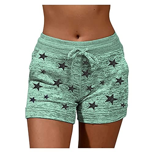 Nantdog Women's Plus Size Casual Summer Shorts with Pockets