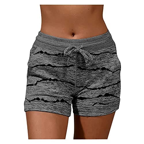 Nantdog Women's Plus Size Casual Summer Shorts with Pockets
