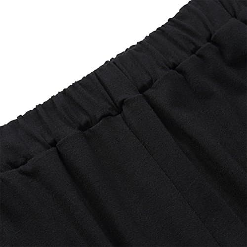 GlorySunshine Women's Elastic Waist Palazzo Pants with Pockets